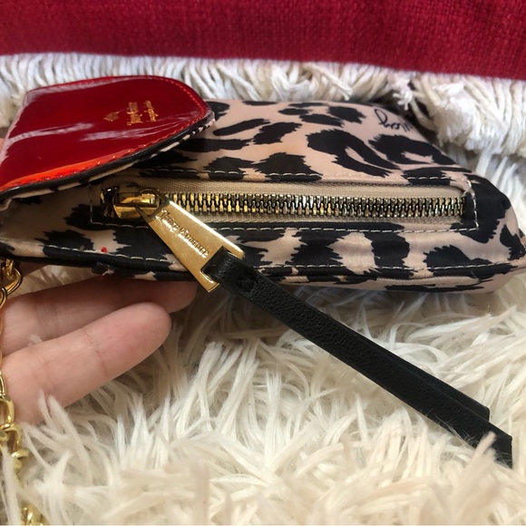 Vintage Juicy Couture Small Crossbody Date Night Party Bag Leopard & Red Patent - Picture 10 of 17